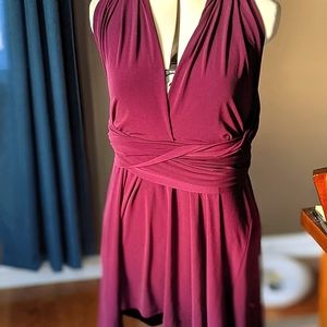 Purple Wrap Dress